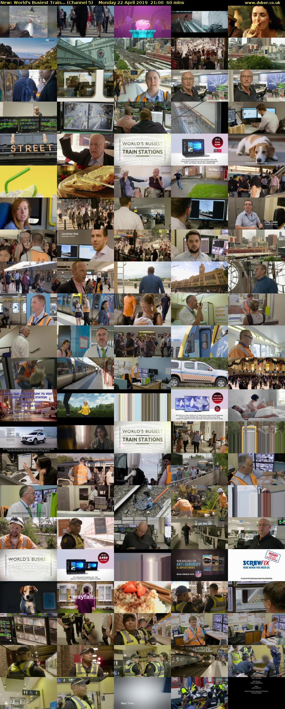 World's Busiest Train... (Channel 5) Monday 22 April 2019 21:00 - 22:00
