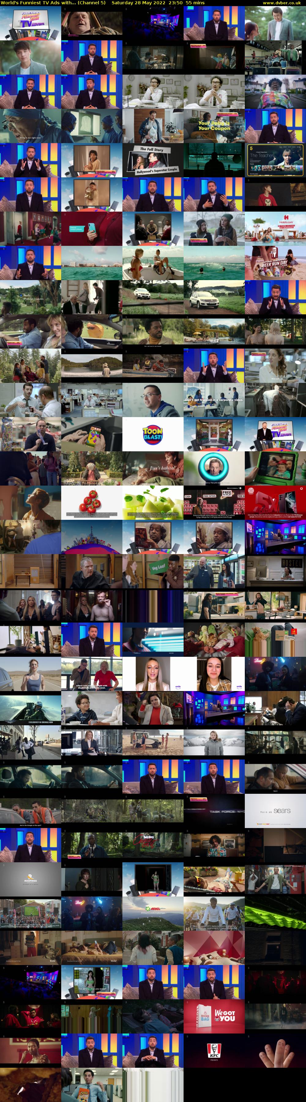World's Funniest TV Ads with... (Channel 5) Saturday 28 May 2022 23:50 - 00:45