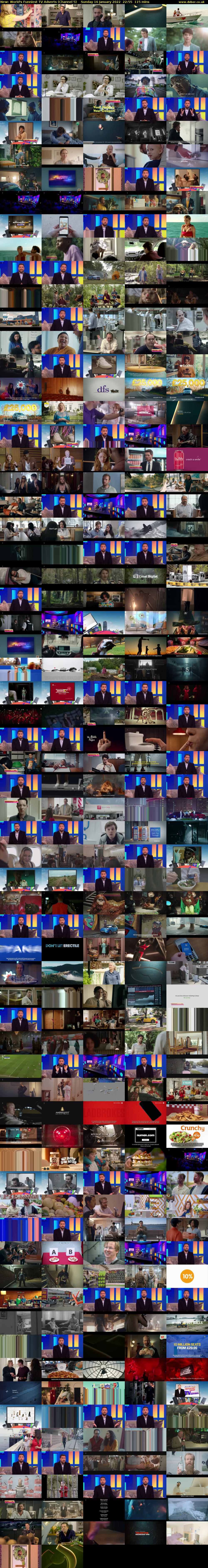 World's Funniest TV Adverts (Channel 5) Sunday 16 January 2022 22:55 - 00:50