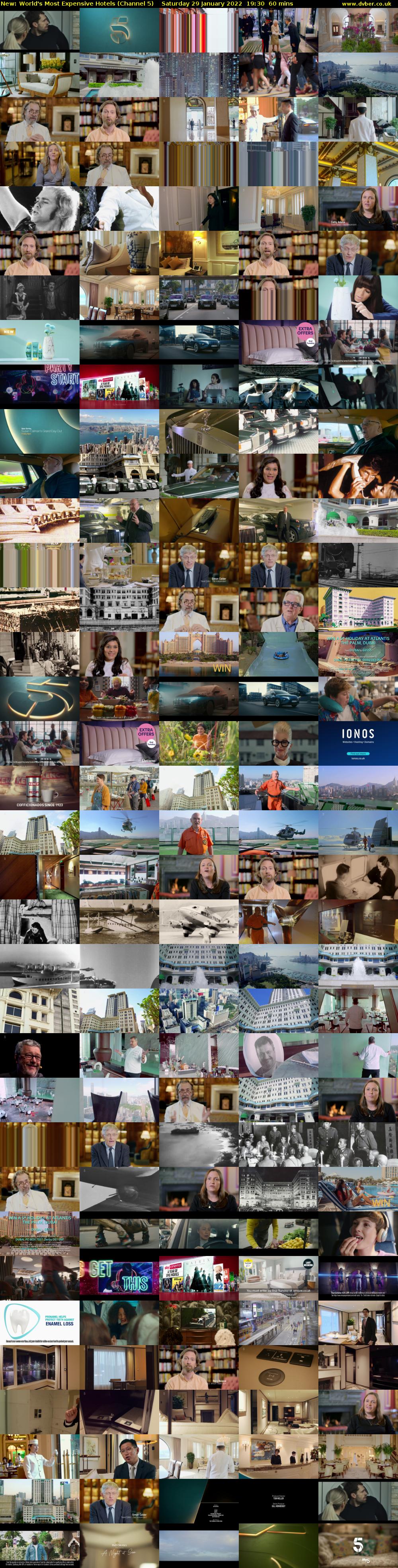 World's Most Expensive Hotels (Channel 5) Saturday 29 January 2022 19:30 - 20:30