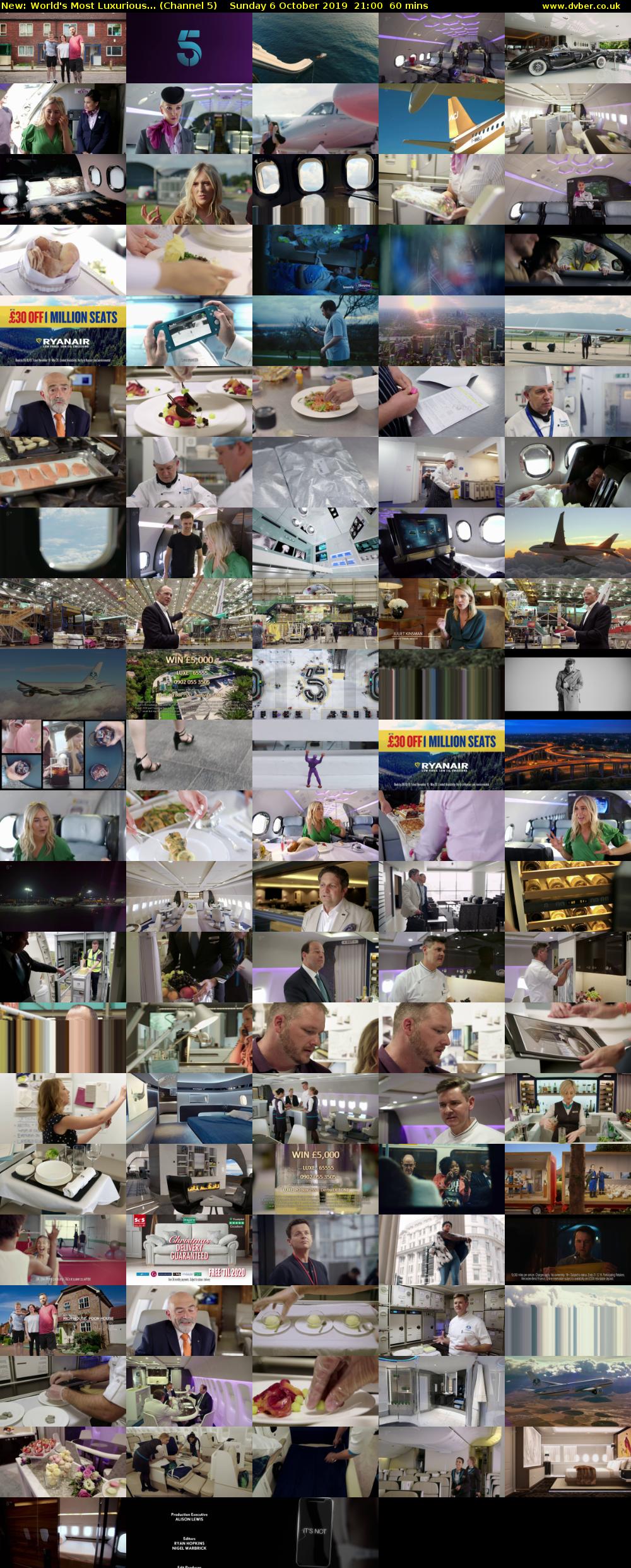 World's Most Luxurious... (Channel 5) Sunday 6 October 2019 21:00 - 22:00