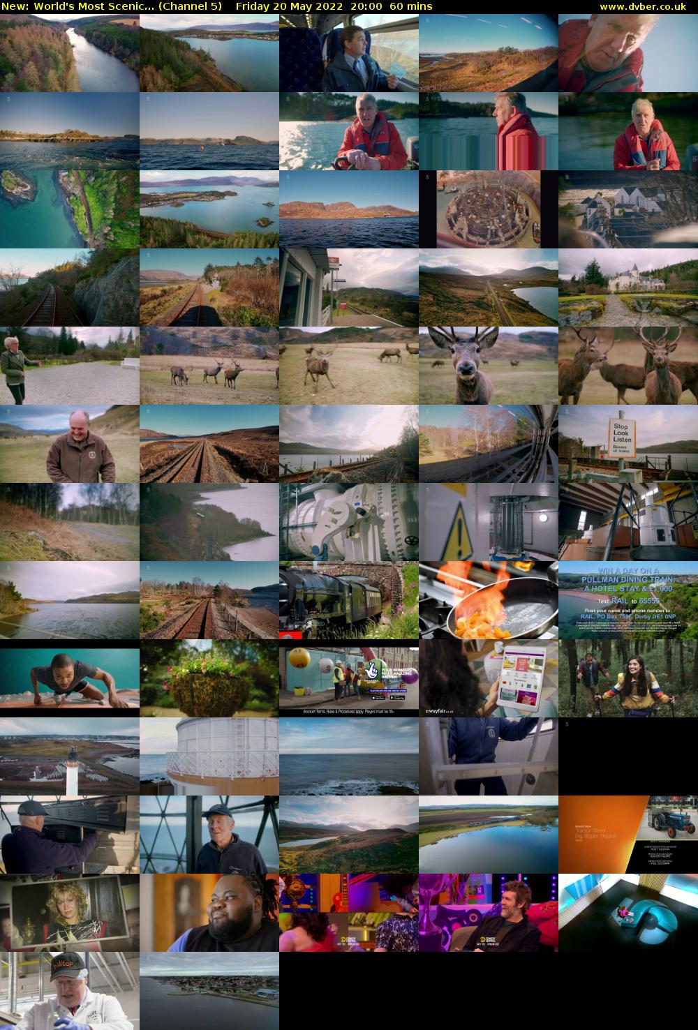 World's Most Scenic... (Channel 5) Friday 20 May 2022 20:00 - 21:00