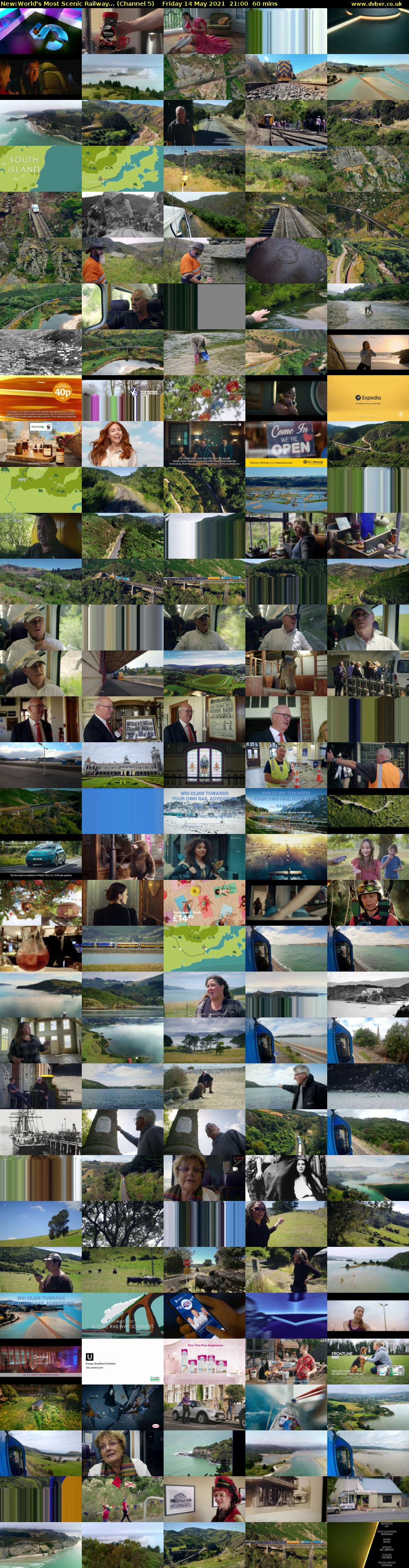 World's Most Scenic Railway... (Channel 5) Friday 14 May 2021 21:00 - 22:00