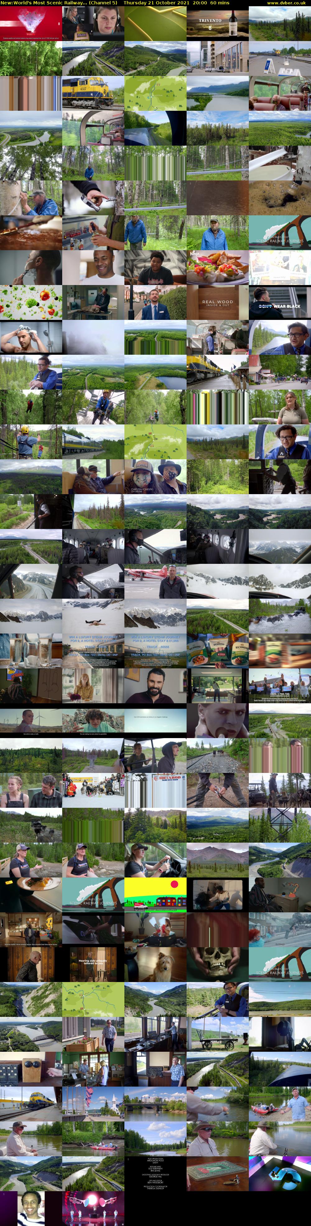 World's Most Scenic Railway... (Channel 5) Thursday 21 October 2021 20:00 - 21:00