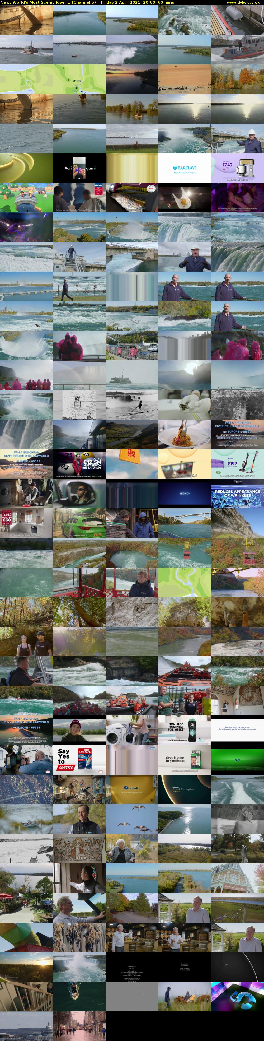 World's Most Scenic River... (Channel 5) Friday 2 April 2021 20:00 - 21:00