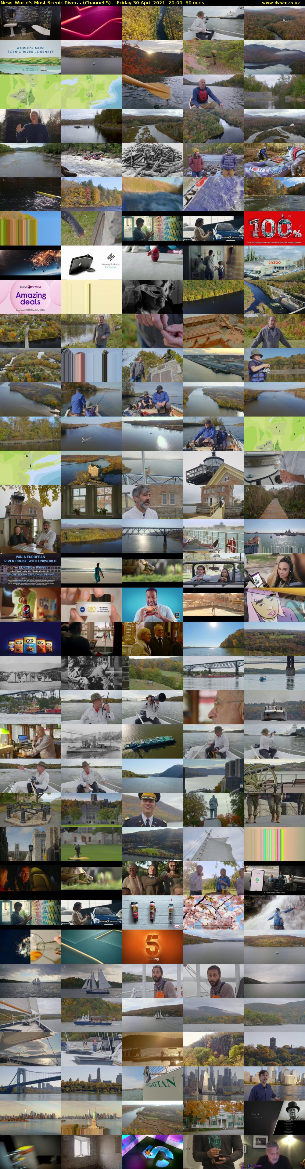 World's Most Scenic River... (Channel 5) Friday 30 April 2021 20:00 - 21:00