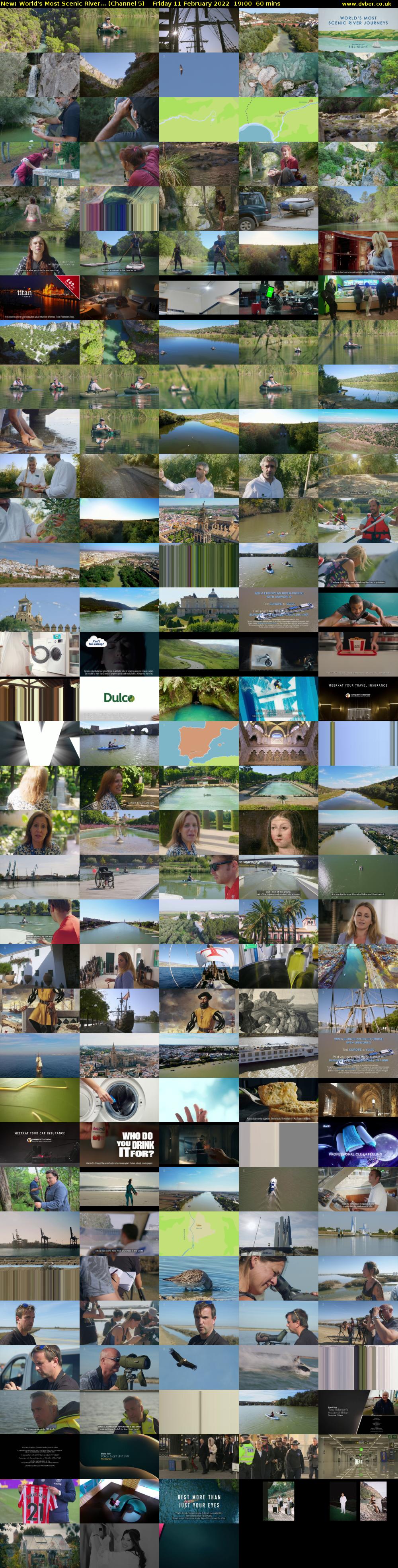 World's Most Scenic River... (Channel 5) Friday 11 February 2022 19:00 - 20:00