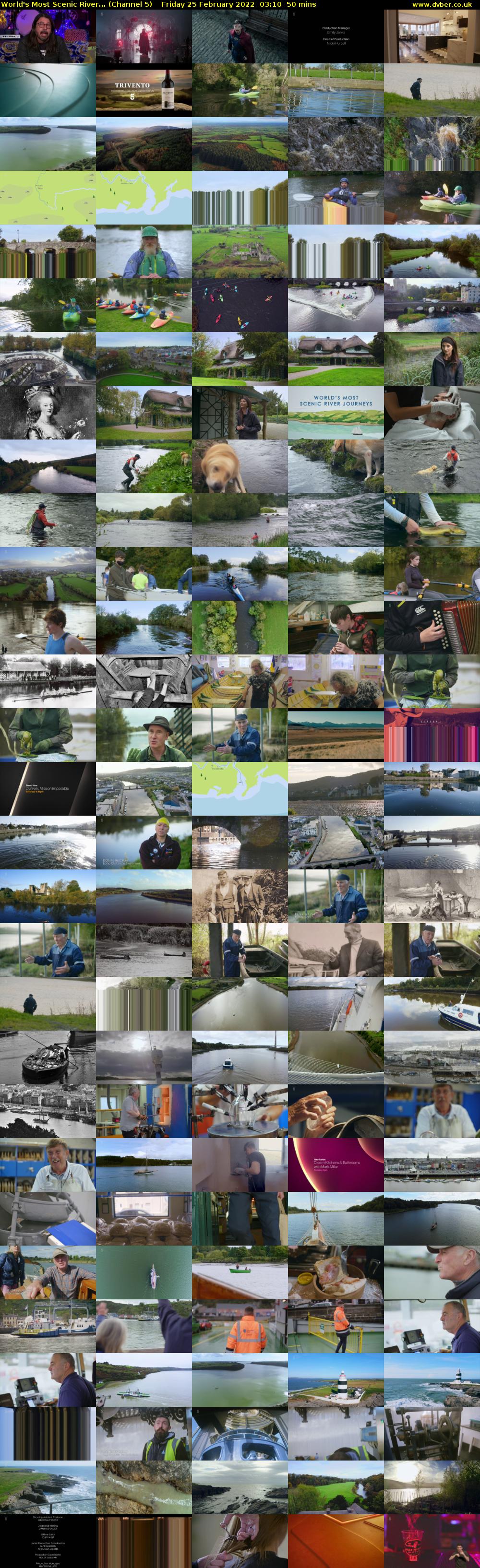 World's Most Scenic River... (Channel 5) Friday 25 February 2022 03:10 - 04:00