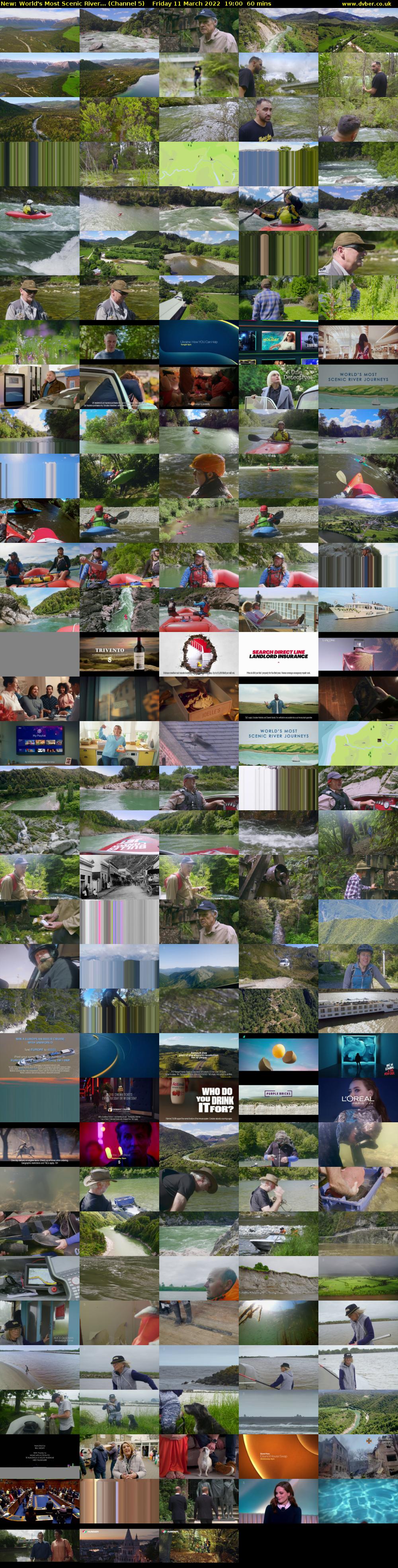 World's Most Scenic River... (Channel 5) Friday 11 March 2022 19:00 - 20:00