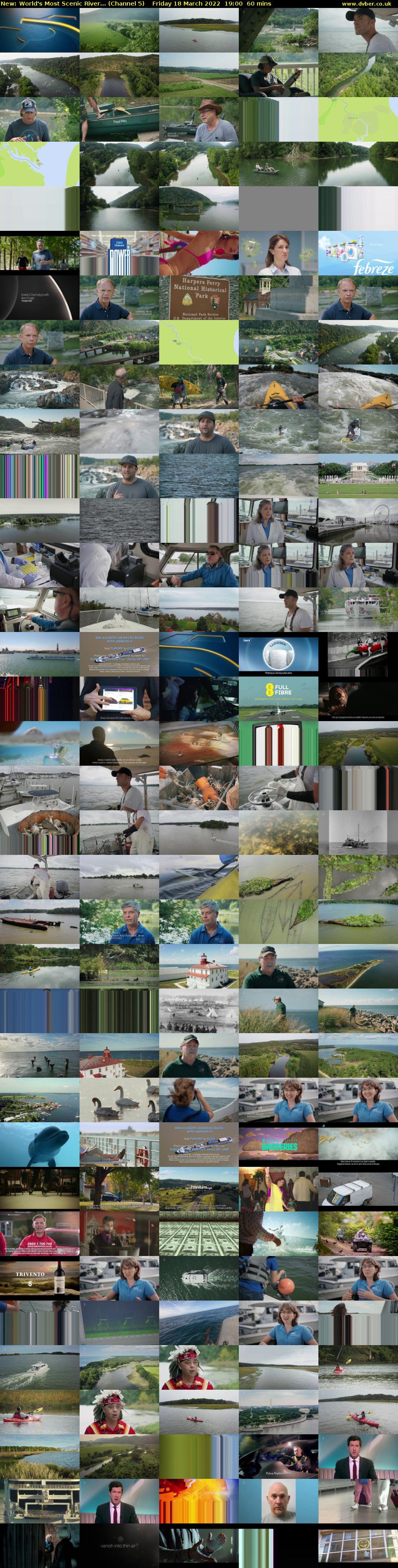 World's Most Scenic River... (Channel 5) Friday 18 March 2022 19:00 - 20:00