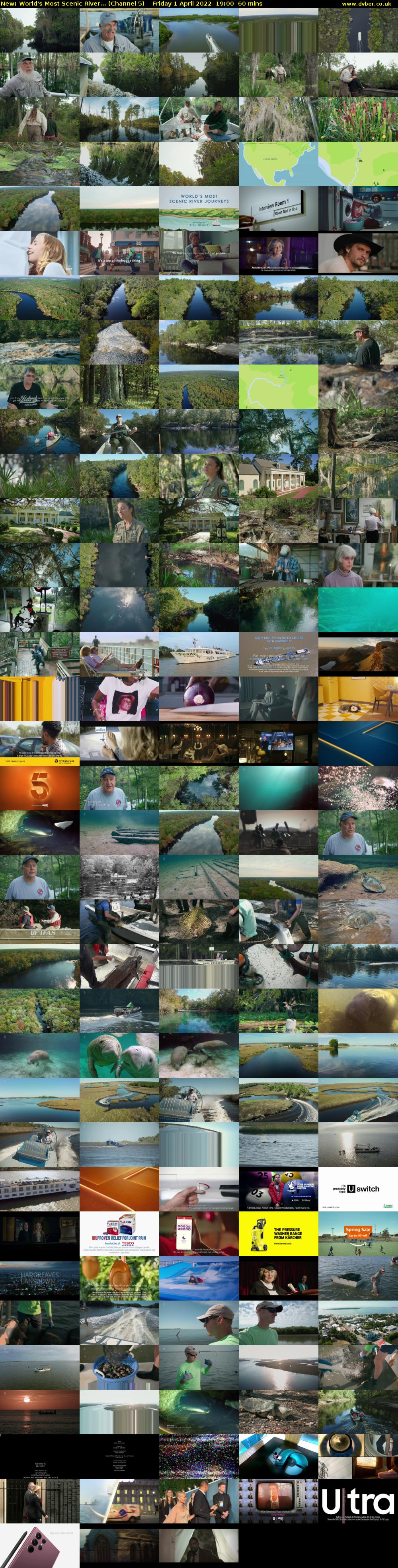 World's Most Scenic River... (Channel 5) Friday 1 April 2022 19:00 - 20:00