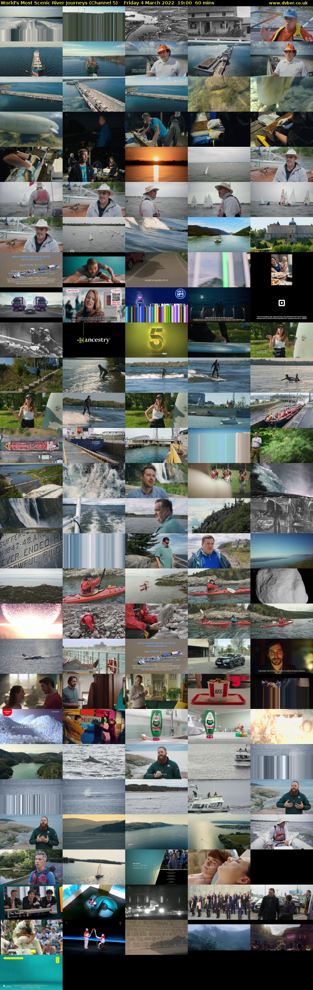 World's Most Scenic River Journeys (Channel 5) Friday 4 March 2022 19:00 - 20:00