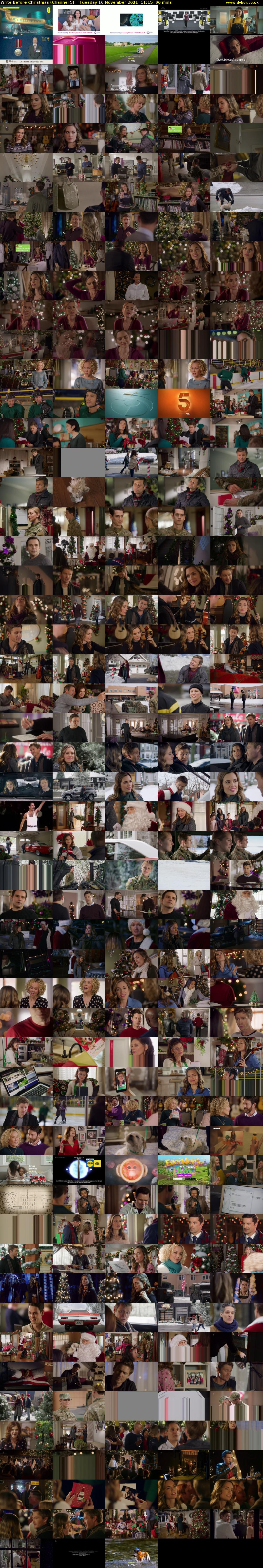 Write Before Christmas (Channel 5) Tuesday 16 November 2021 11:15 - 12:45