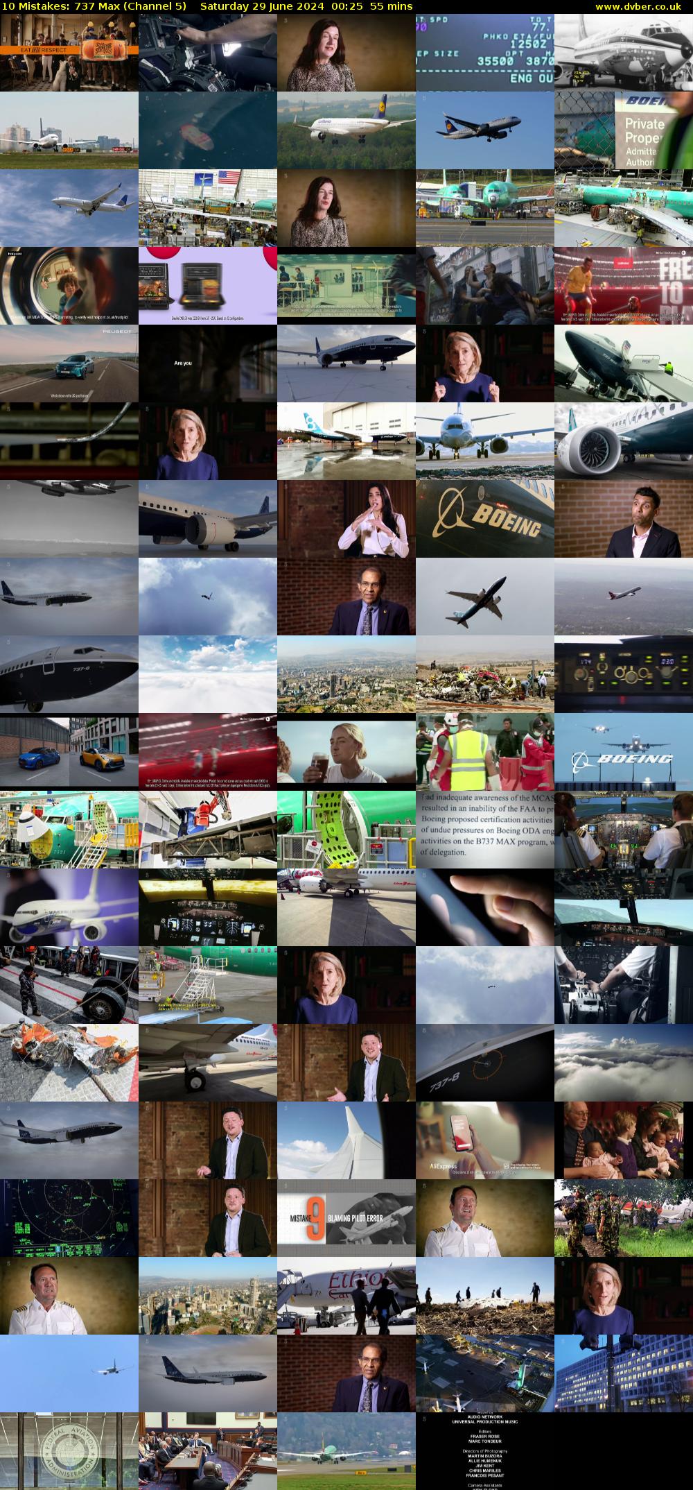 10 Mistakes: 737 Max (Channel 5) Saturday 29 June 2024 00:25 - 01:20