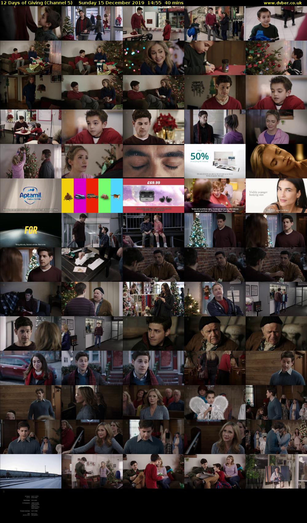 12 Days of Giving (Channel 5) Sunday 15 December 2019 14:55 - 15:35