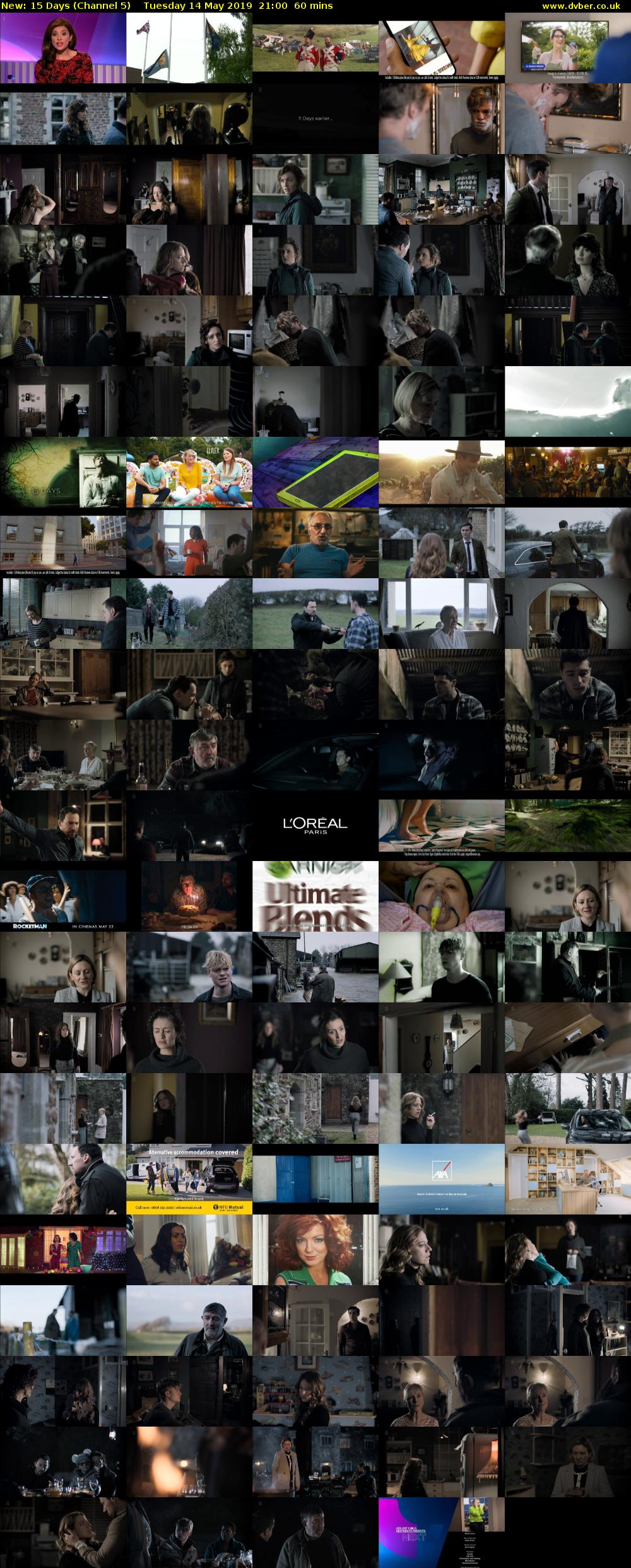 15 Days (Channel 5) Tuesday 14 May 2019 21:00 - 22:00