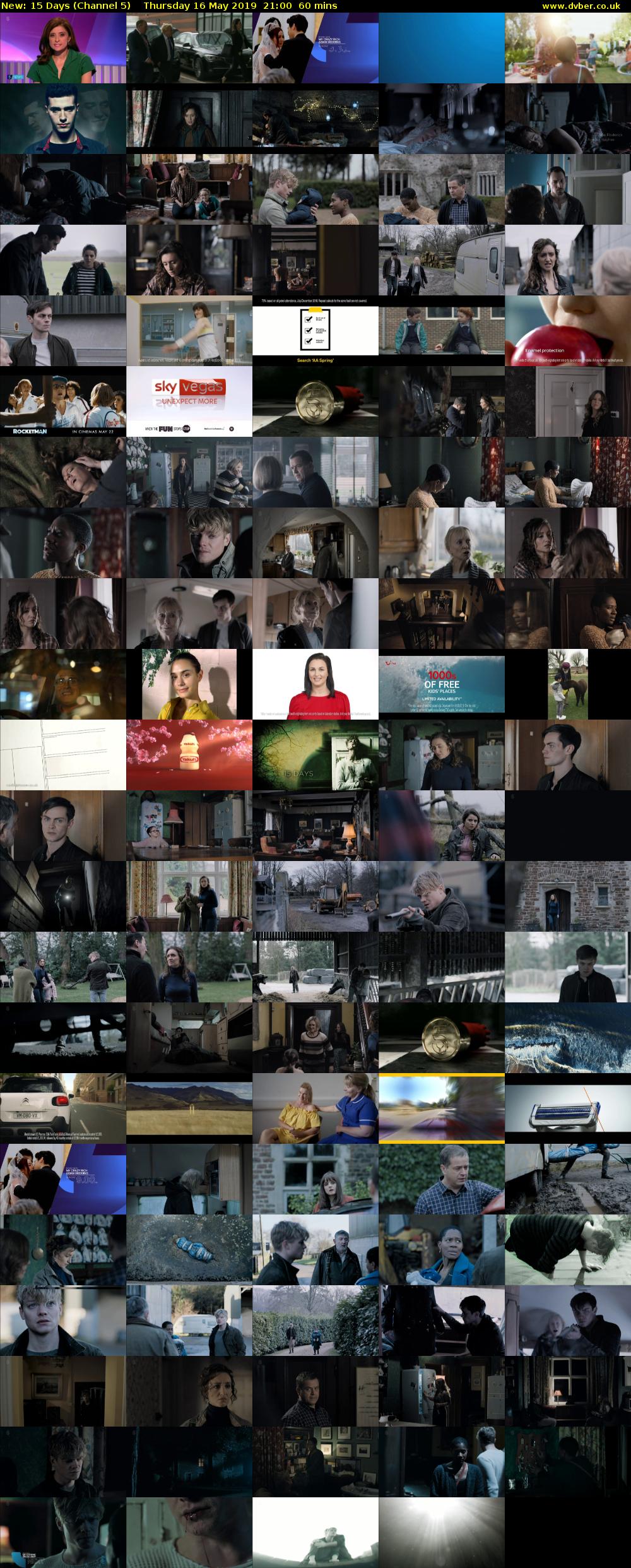 15 Days (Channel 5) Thursday 16 May 2019 21:00 - 22:00