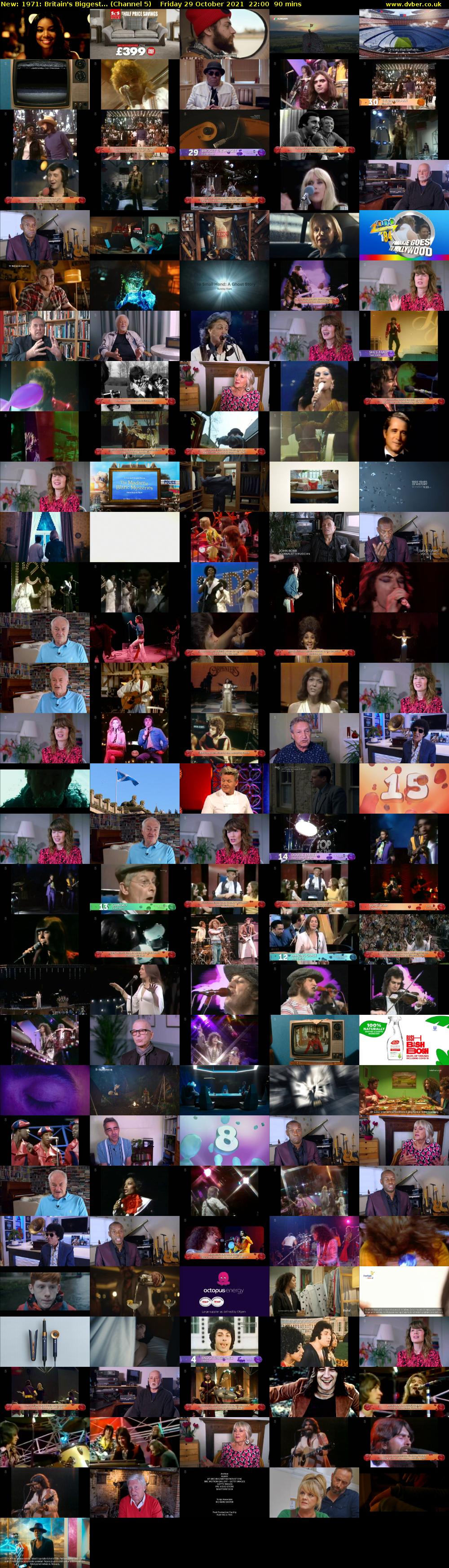 1971: Britain's Biggest... (Channel 5) Friday 29 October 2021 22:00 - 23:30
