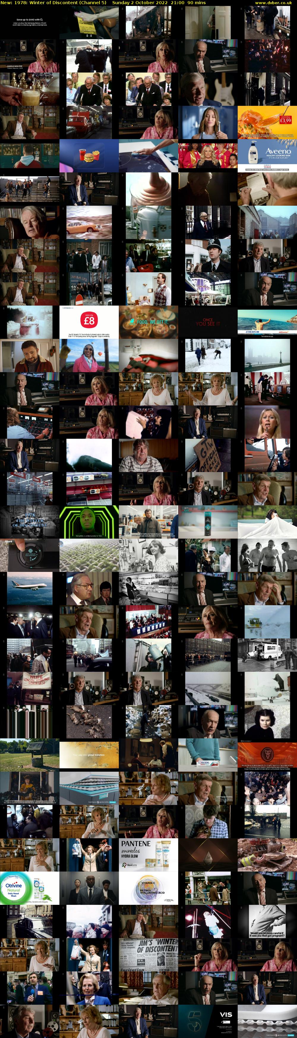 1978: Winter of Discontent (Channel 5) Sunday 2 October 2022 21:00 - 22:30