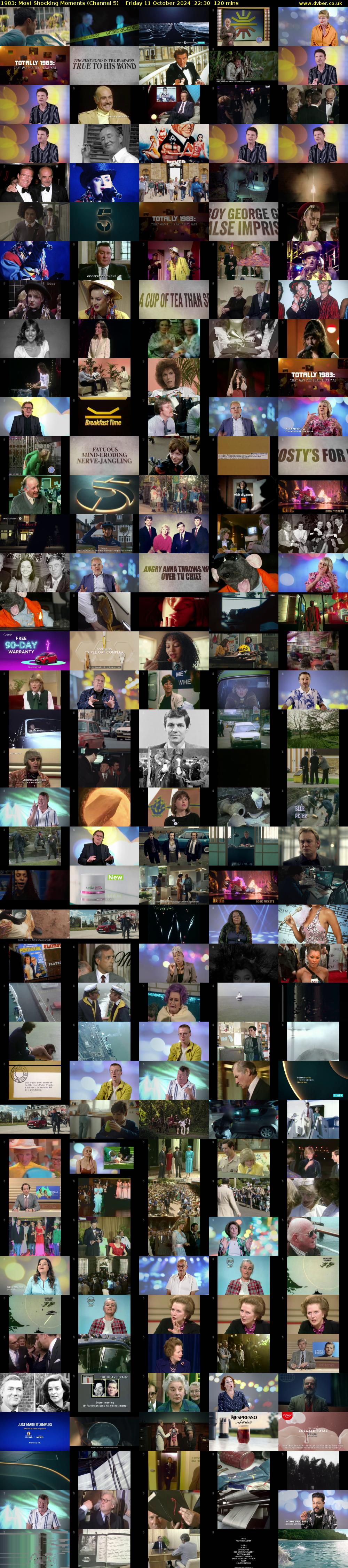 1983: Most Shocking Moments (Channel 5) Friday 11 October 2024 22:30 - 00:30