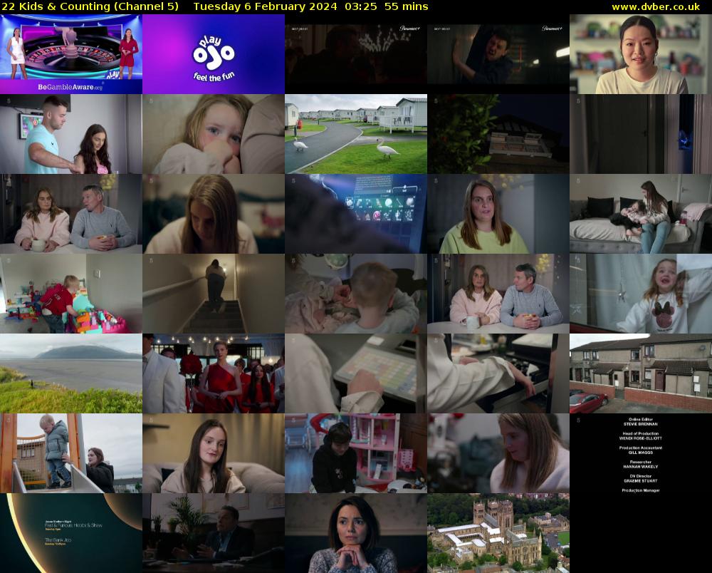 22 Kids & Counting (Channel 5) Tuesday 6 February 2024 03:25 - 04:20