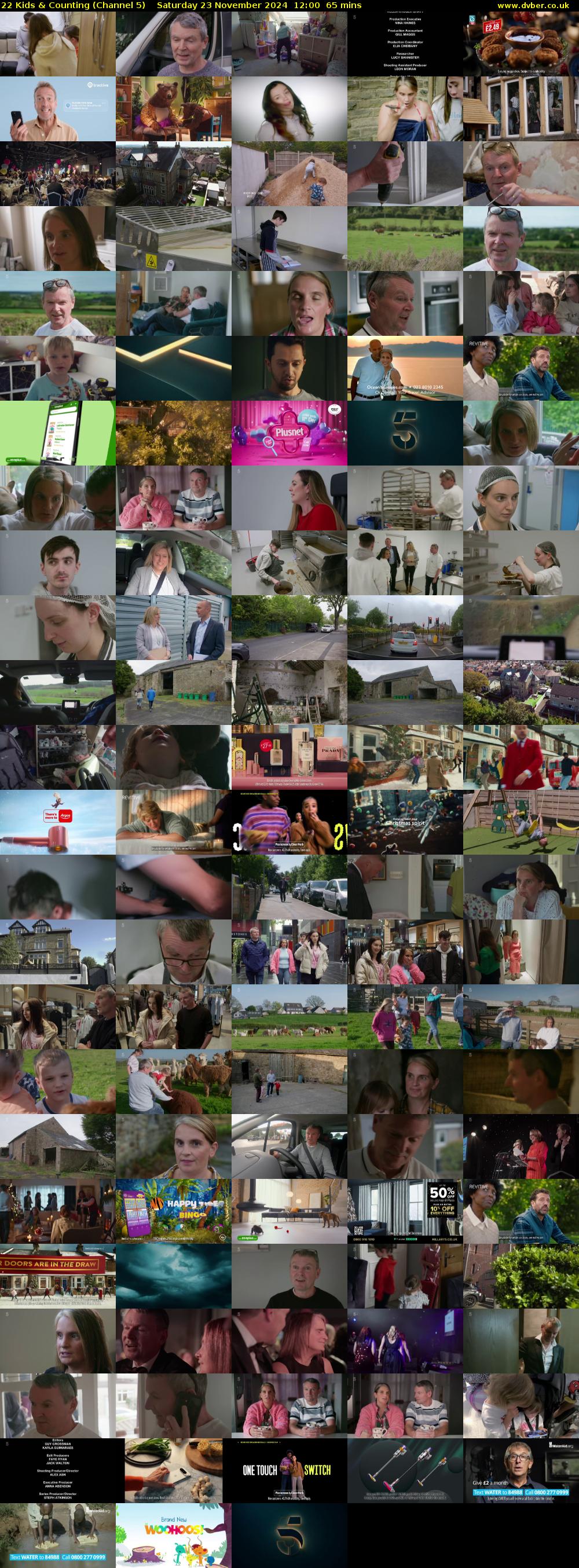 22 Kids & Counting (Channel 5) Saturday 23 November 2024 12:00 - 13:05
