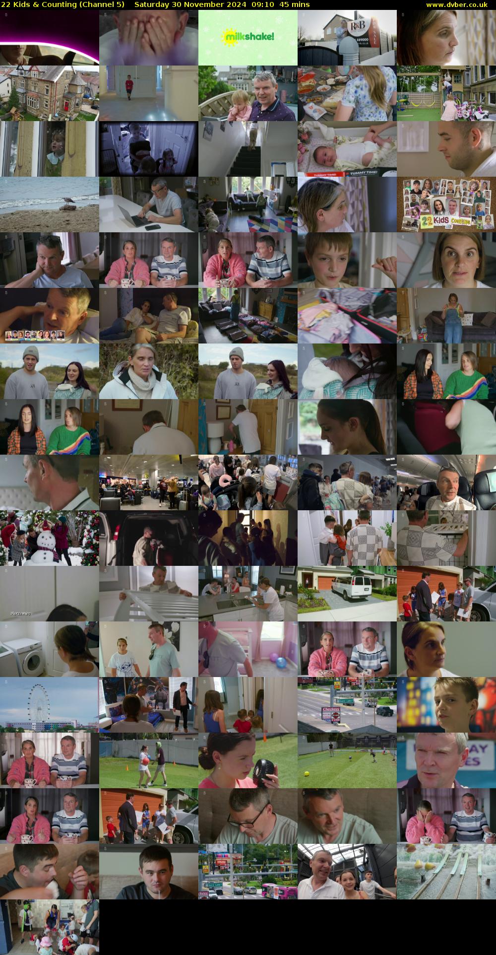 22 Kids & Counting (Channel 5) Saturday 30 November 2024 09:10 - 09:55