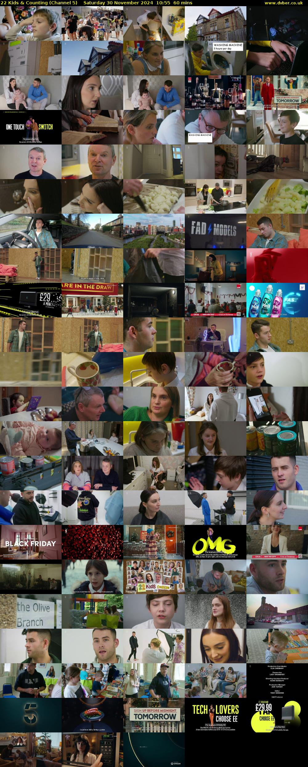 22 Kids & Counting (Channel 5) Saturday 30 November 2024 10:55 - 11:55