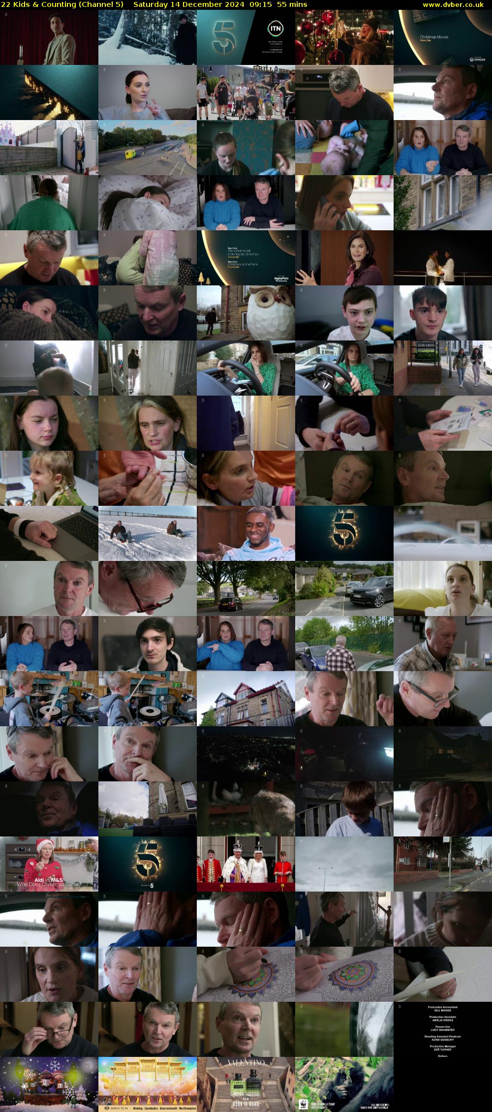 22 Kids & Counting (Channel 5) Saturday 14 December 2024 09:15 - 10:10