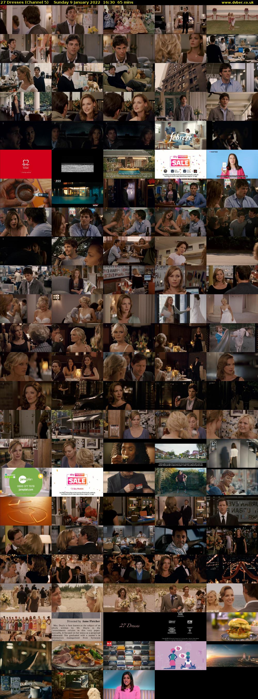 27 Dresses (Channel 5) Sunday 9 January 2022 16:30 - 17:35