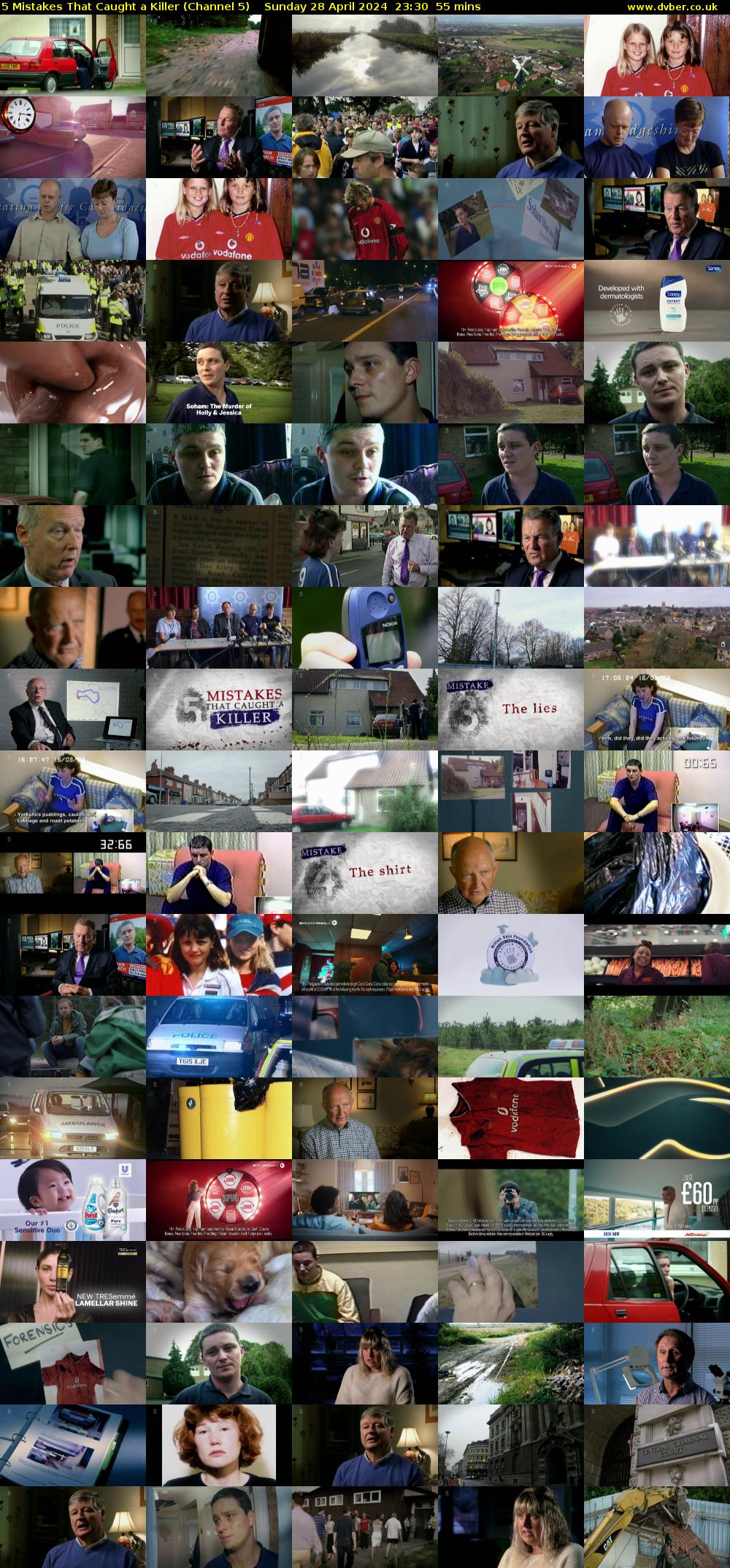 5 Mistakes that Caught A Killer (Channel 5) Sunday 28 April 2024 23:30 - 00:25