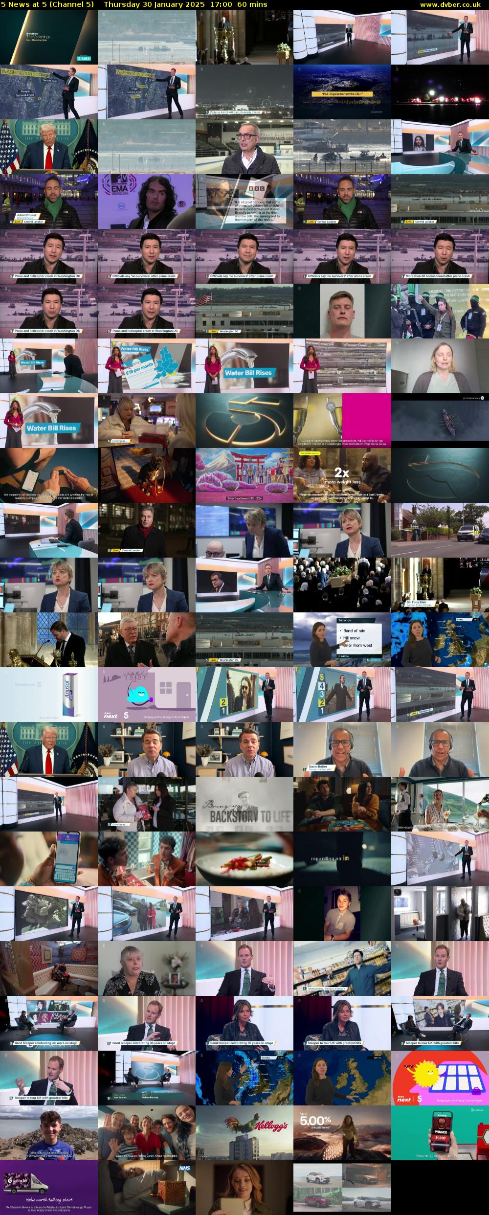 5 News At 5 (Channel 5) Thursday 30 January 2025 17:00 - 18:00
