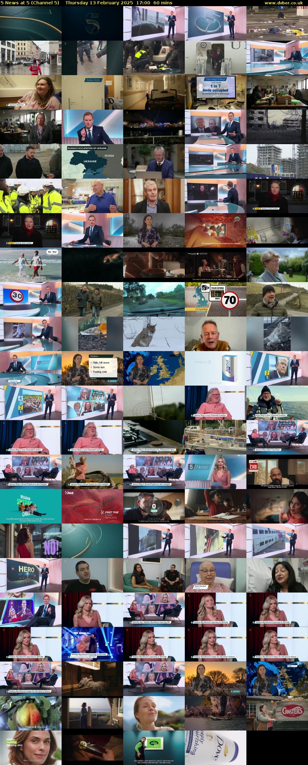 5 News At 5 (Channel 5) Thursday 13 February 2025 17:00 - 18:00