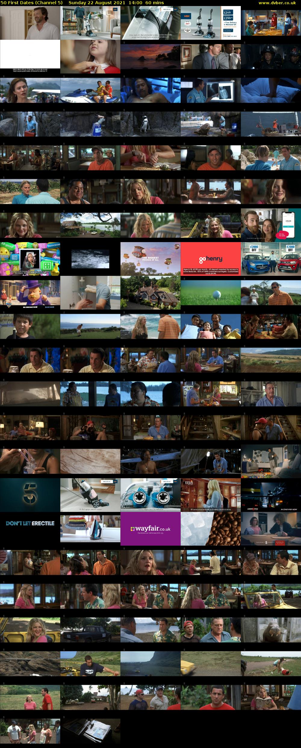 50 First Dates (Channel 5) Sunday 22 August 2021 14:00 - 15:00