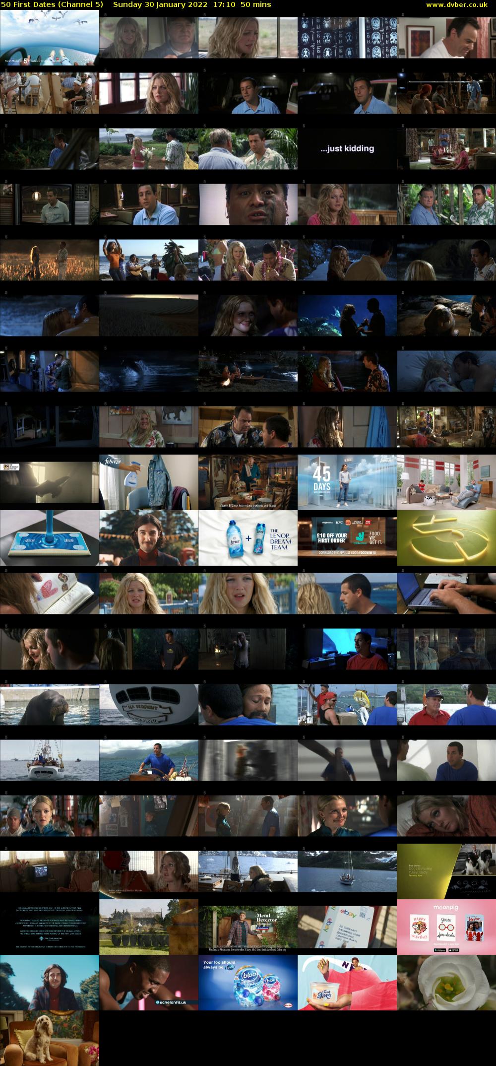 50 First Dates (Channel 5) Sunday 30 January 2022 17:10 - 18:00