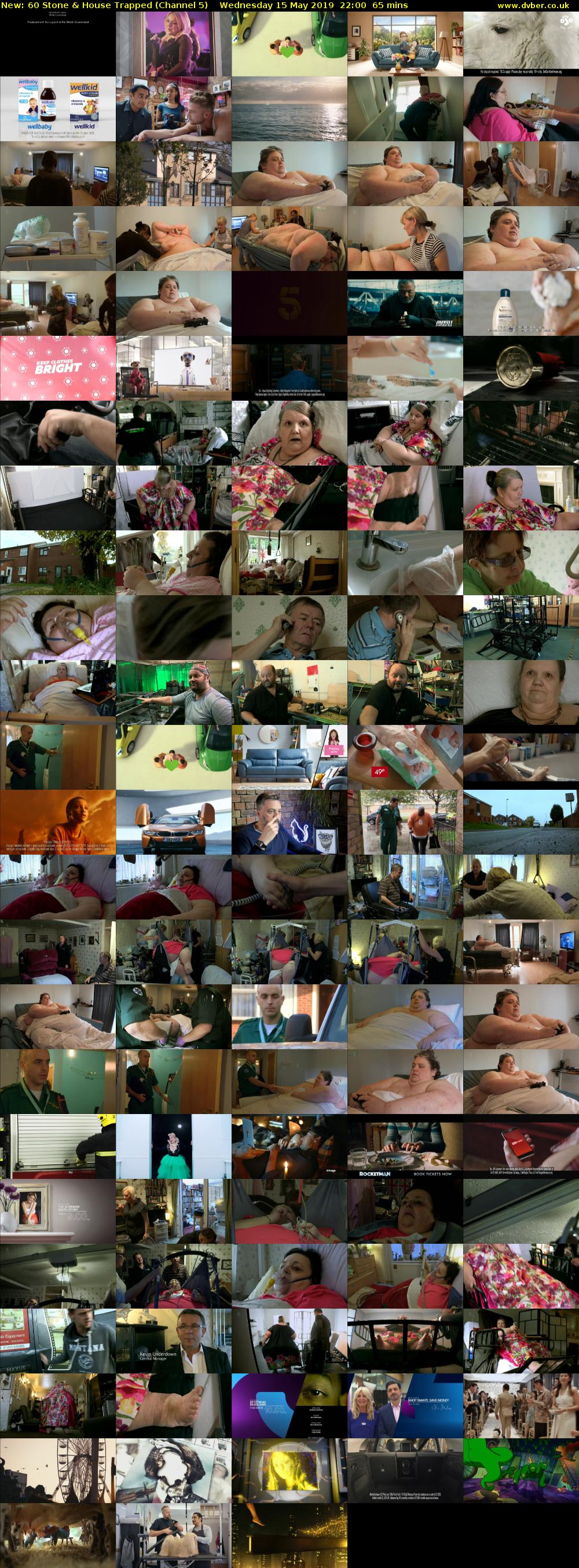 60 Stone & House Trapped (Channel 5) Wednesday 15 May 2019 22:00 - 23:05