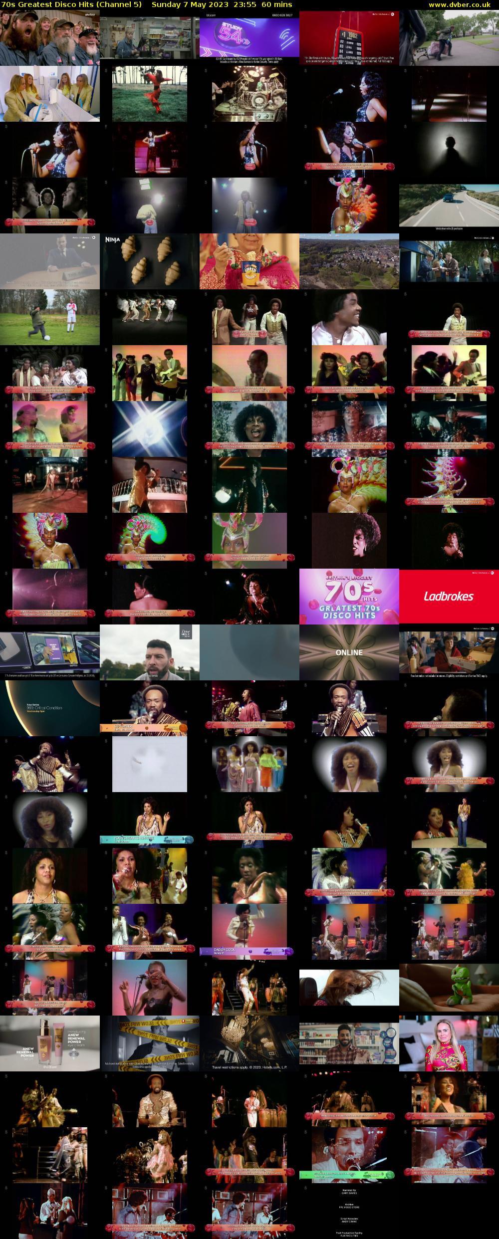 70s Greatest Disco Hits (Channel 5) Sunday 7 May 2023 23:55 - 00:55