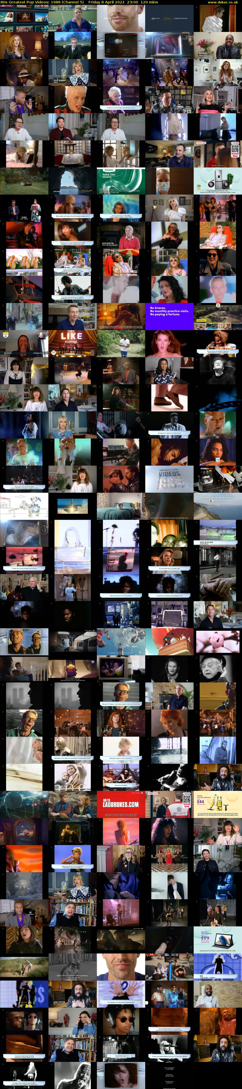 80s Greatest Pop Videos: 1988 (Channel 5) Friday 8 April 2022 23:00 - 01:00