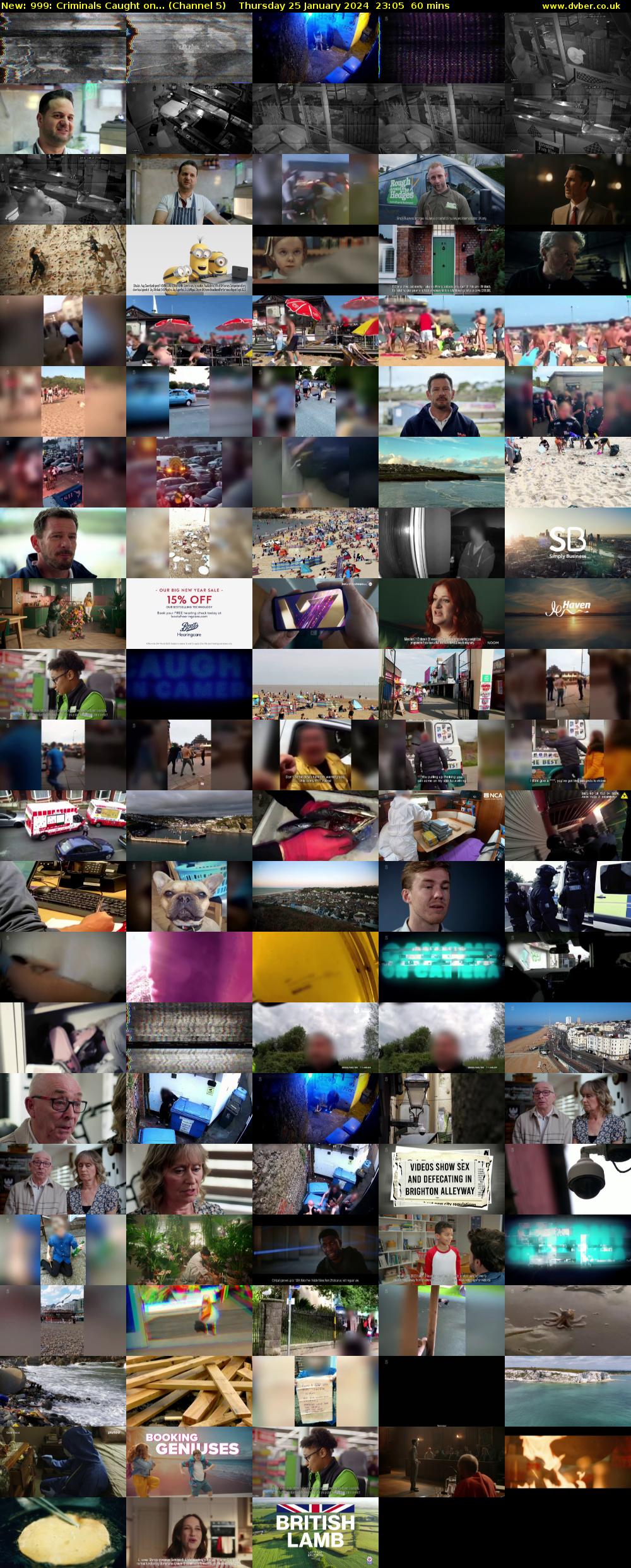 999: Criminals Caught On... (Channel 5) Thursday 25 January 2024 23:05 - 00:05