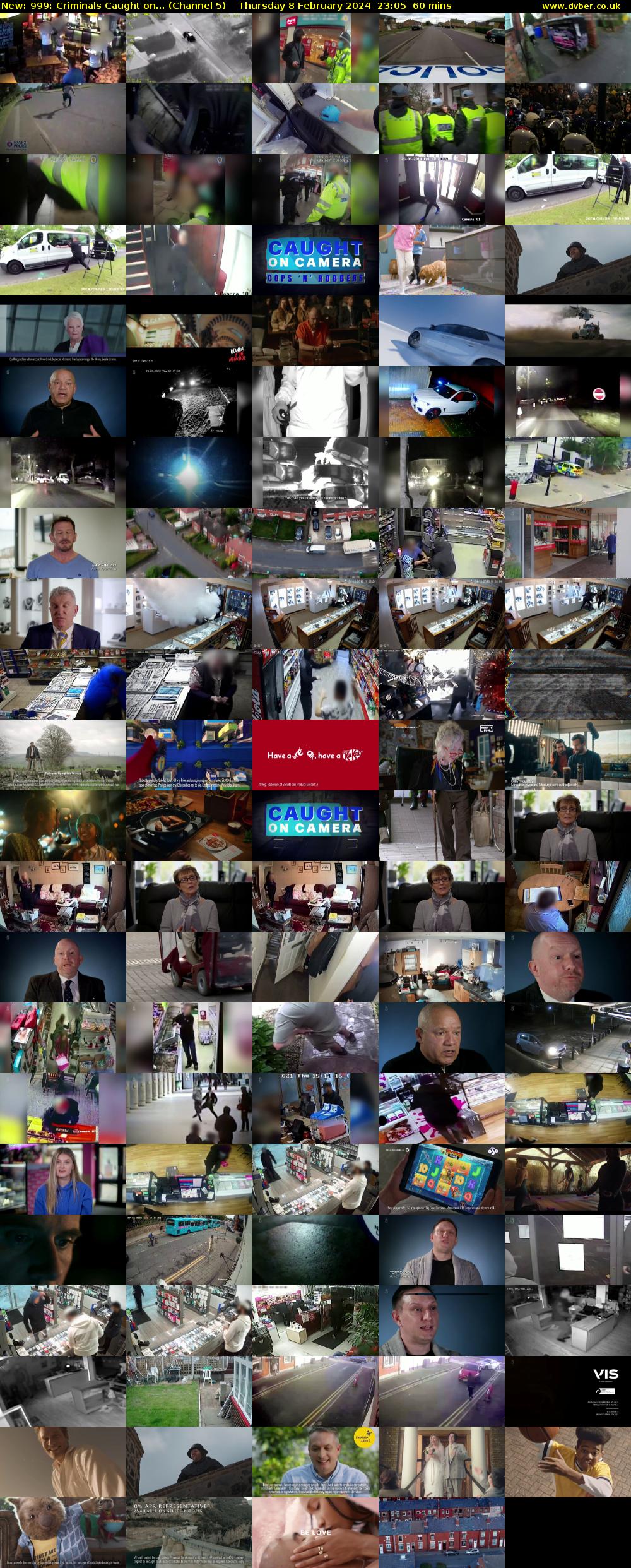 999: Criminals Caught On... (Channel 5) Thursday 8 February 2024 23:05 - 00:05