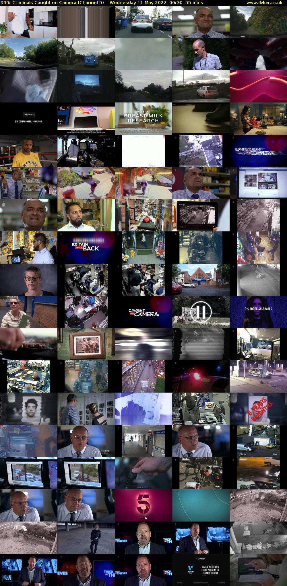 999: Criminals Caught on Camera (Channel 5) Wednesday 11 May 2022 00:30 - 01:25
