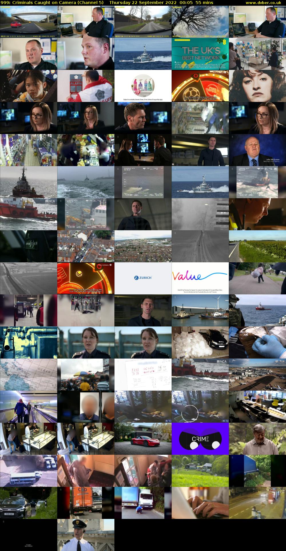 999: Criminals Caught on Camera (Channel 5) Thursday 22 September 2022 00:05 - 01:00