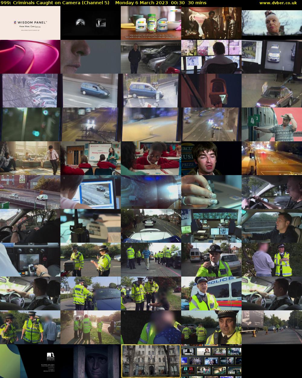 999: Criminals Caught on Camera (Channel 5) Monday 6 March 2023 00:30 - 01:00