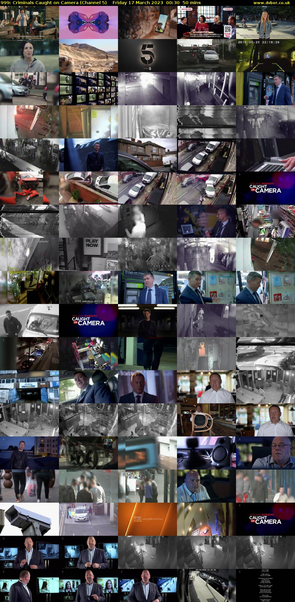 999: Criminals Caught on Camera (Channel 5) Friday 17 March 2023 00:30 - 01:20
