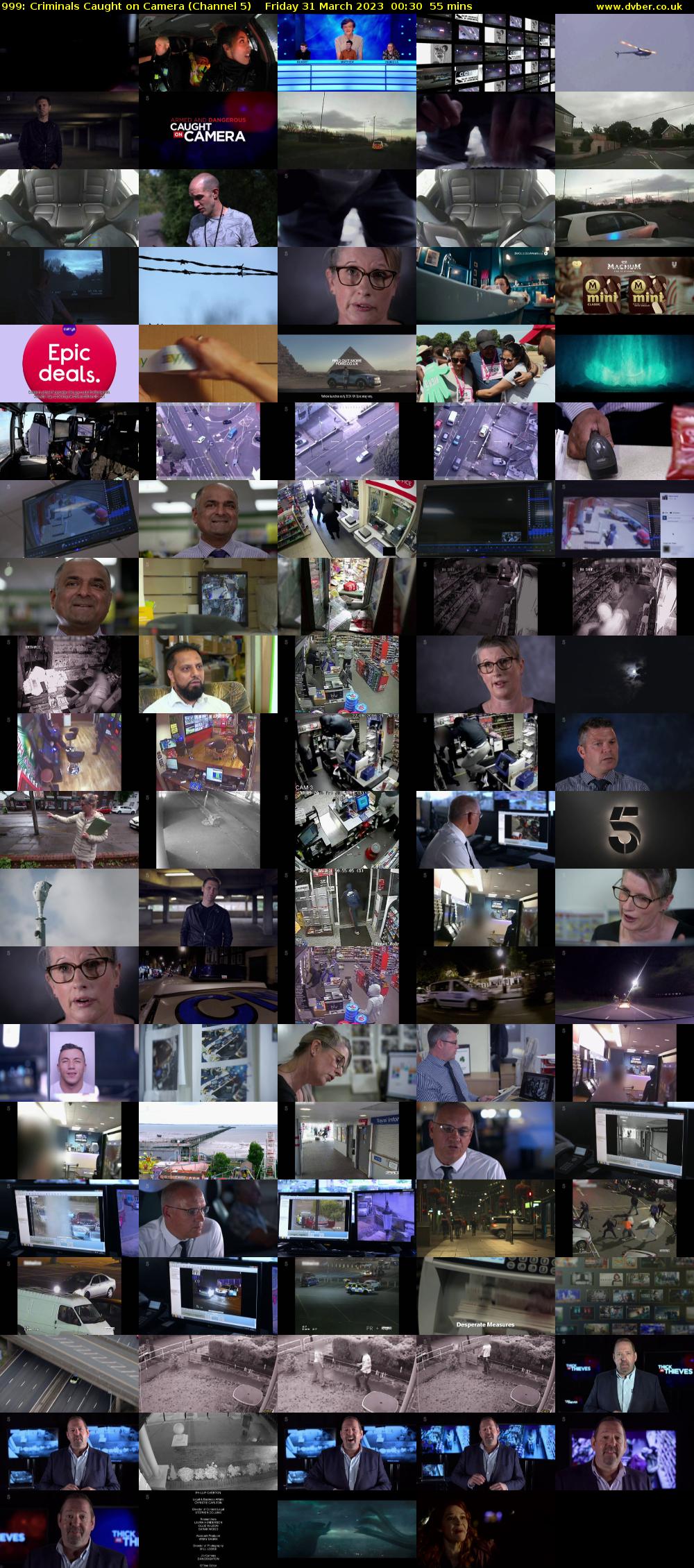 999: Criminals Caught on Camera (Channel 5) Friday 31 March 2023 00:30 - 01:25