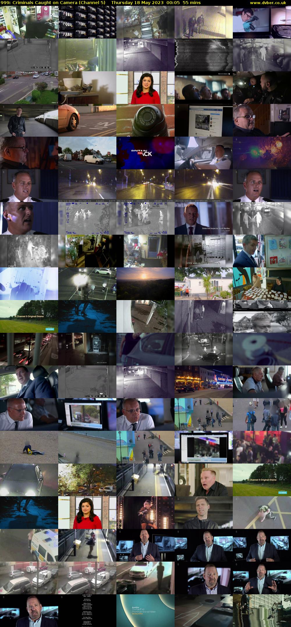 999: Criminals Caught on Camera (Channel 5) Thursday 18 May 2023 00:05 - 01:00