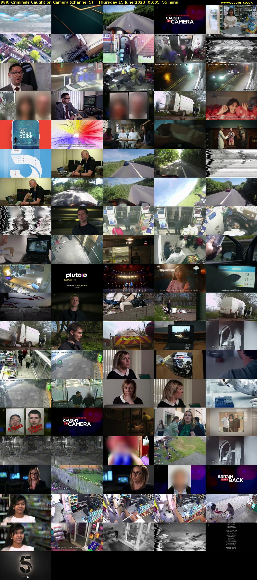 999: Criminals Caught on Camera (Channel 5) Thursday 15 June 2023 00:05 - 01:00