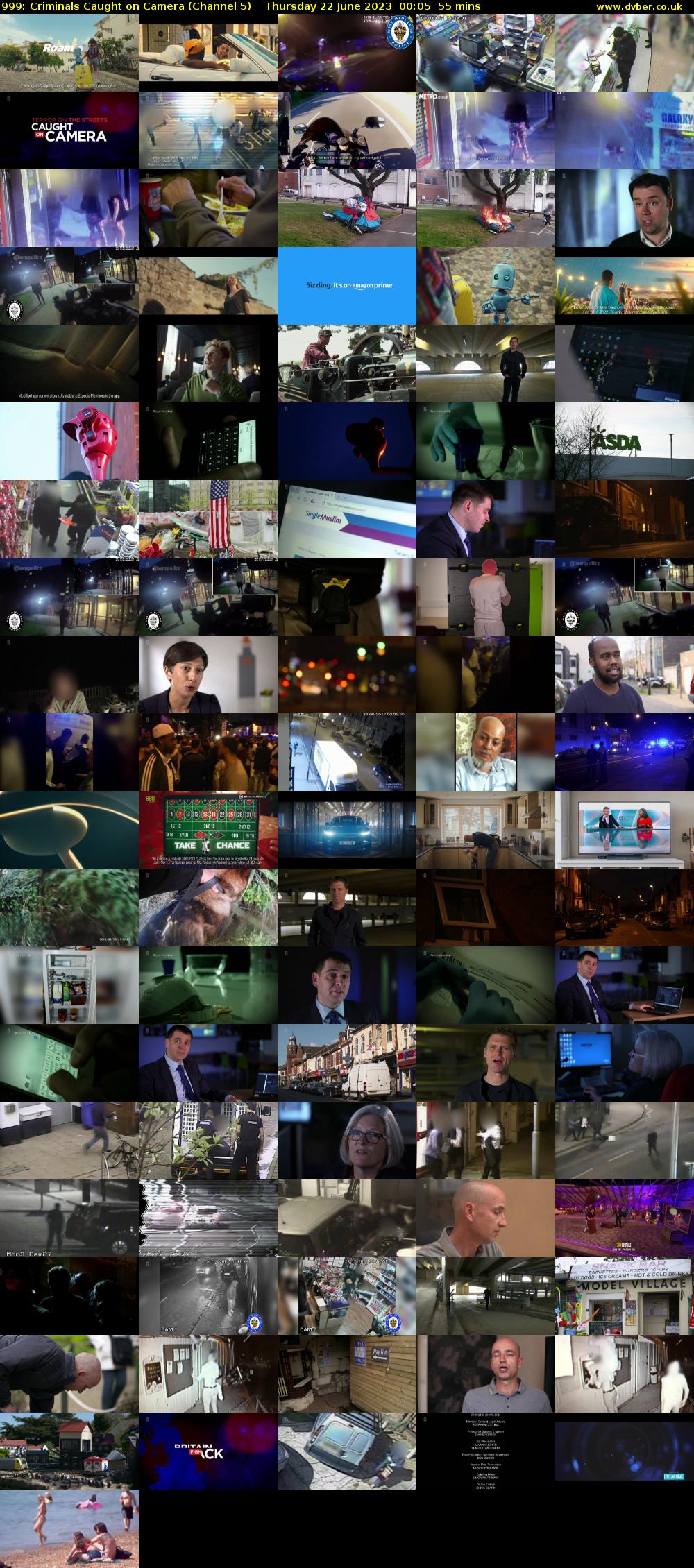 999: Criminals Caught on Camera (Channel 5) Thursday 22 June 2023 00:05 - 01:00