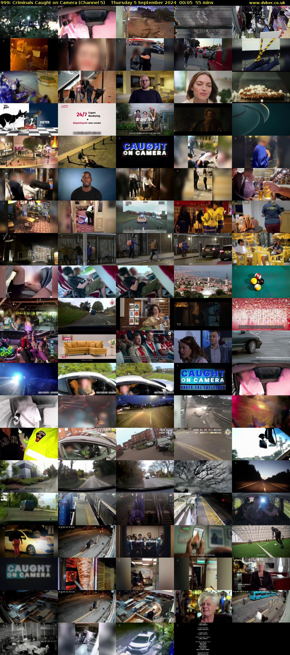 999: Criminals Caught on Camera (Channel 5) Thursday 5 September 2024 00:05 - 01:00