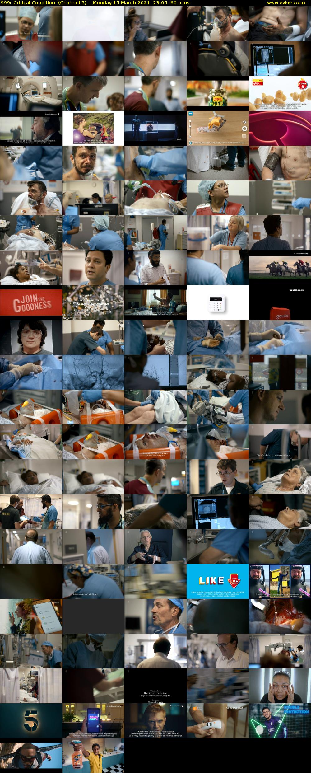 999: Critical Condition  (Channel 5) Monday 15 March 2021 23:05 - 00:05
